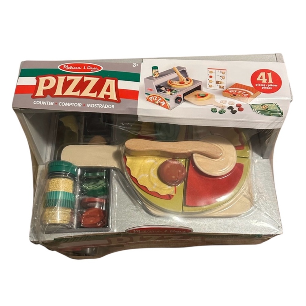 Melissa & Doug Pizza Counter - 41 Pieces